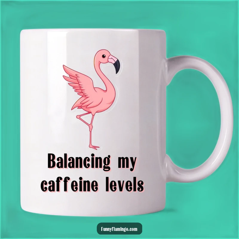 Funny Flamingo Pose Mug - A Hilarious Gift Idea for Bird Lovers