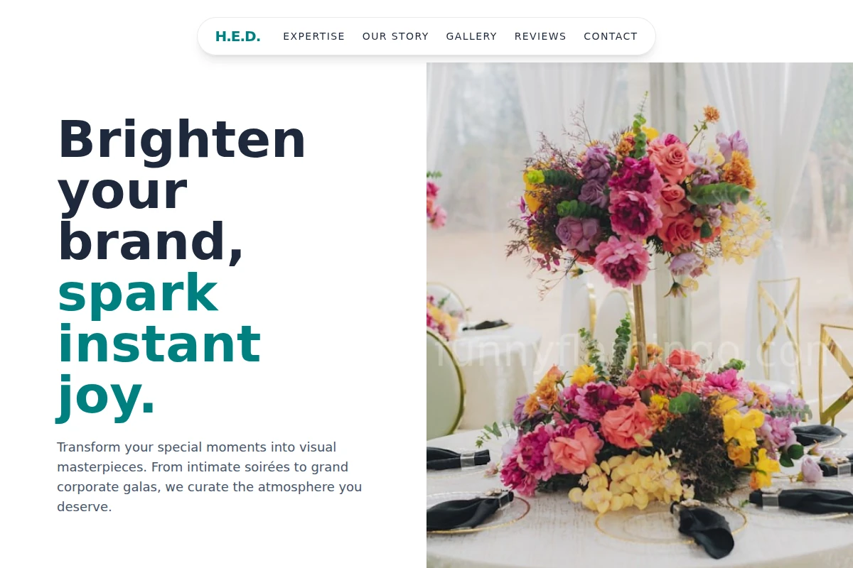 Hibiscus Event Decor