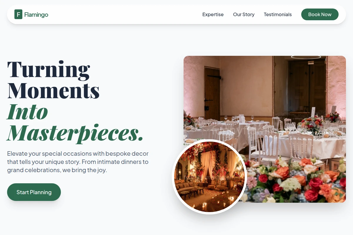 Flamingo Event Decor