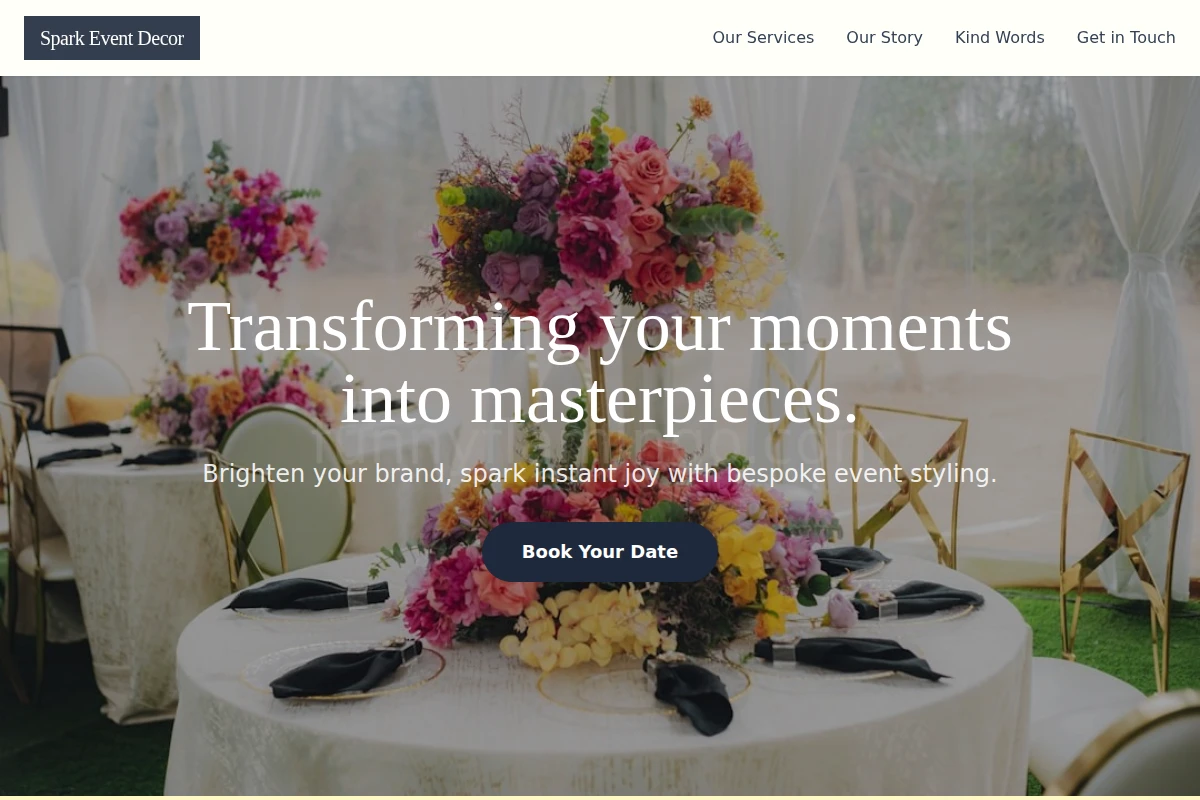 Spark Event Decor