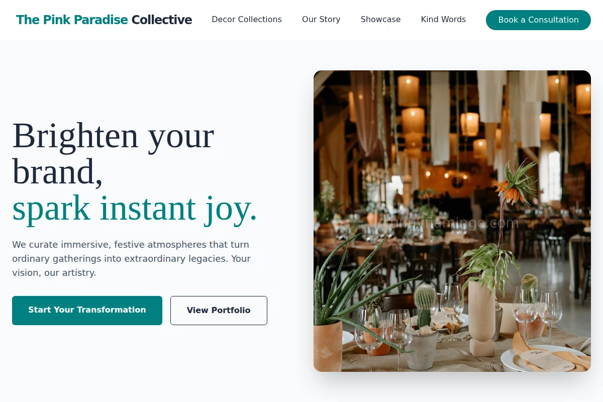 Festive Event Decor