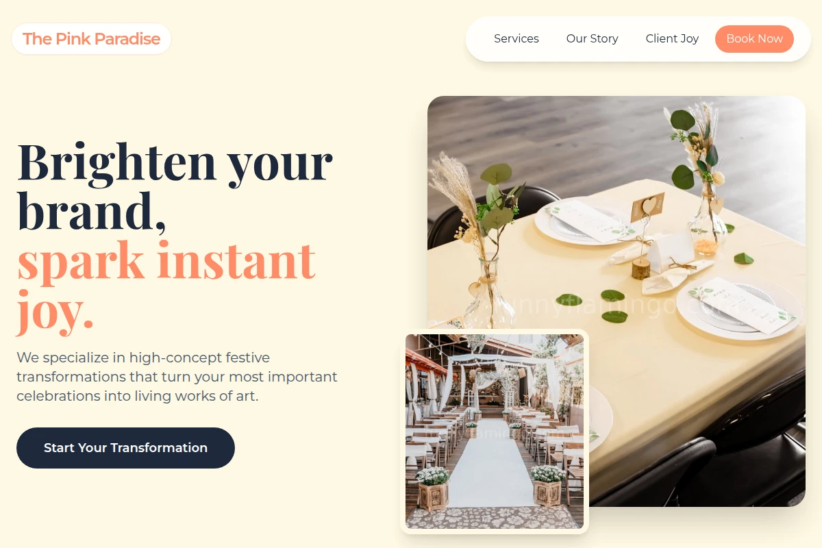 Festive Event Decor