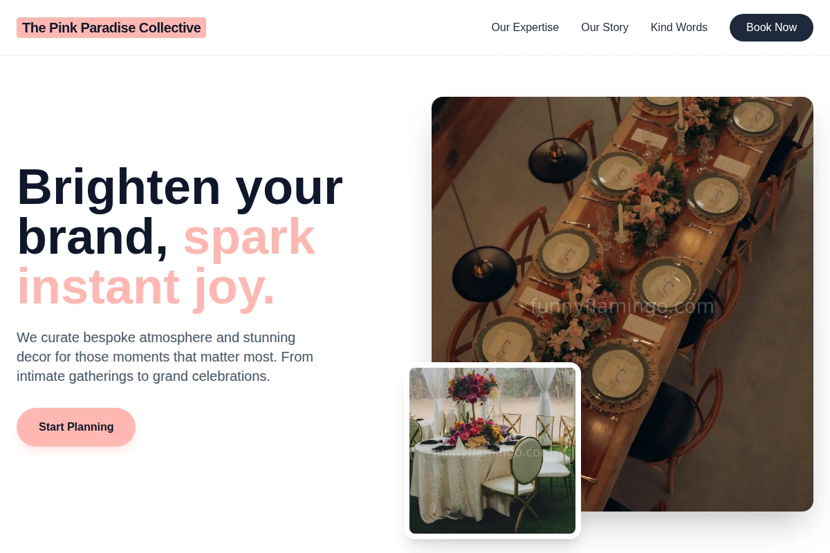 Flamingo Event Decor