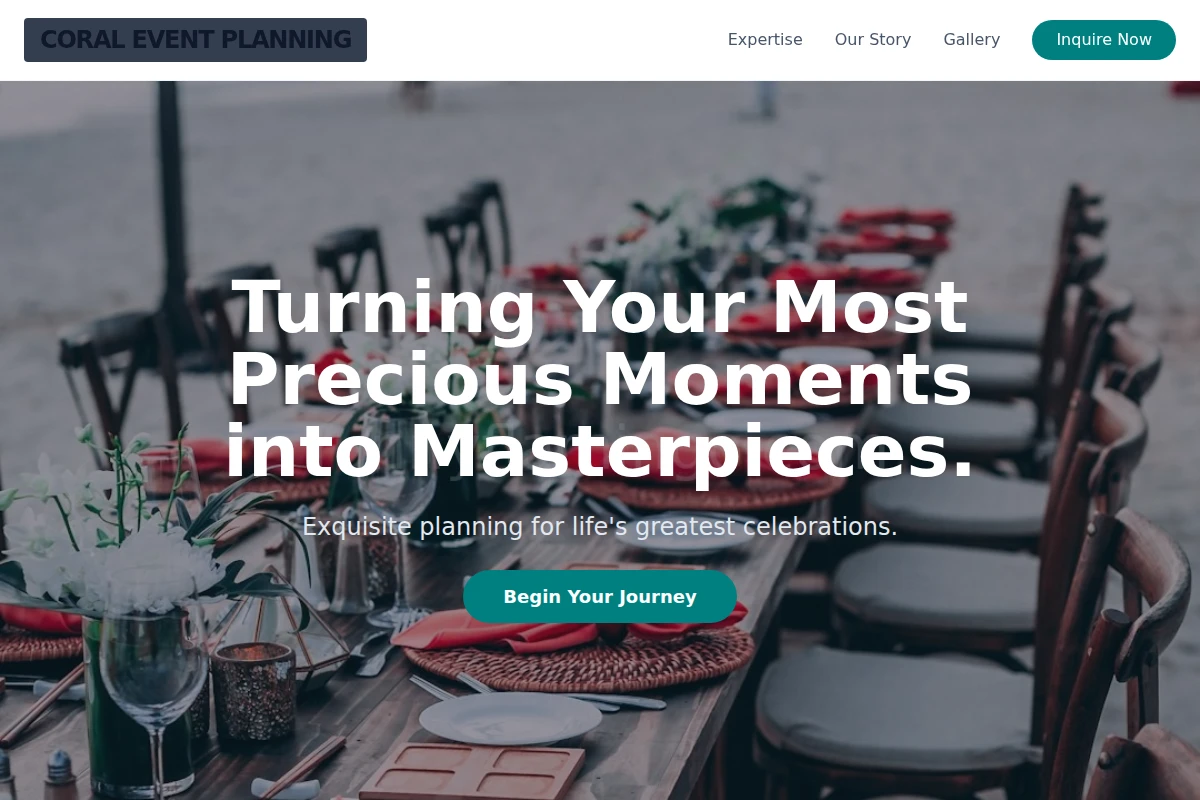 Coral Event Planning