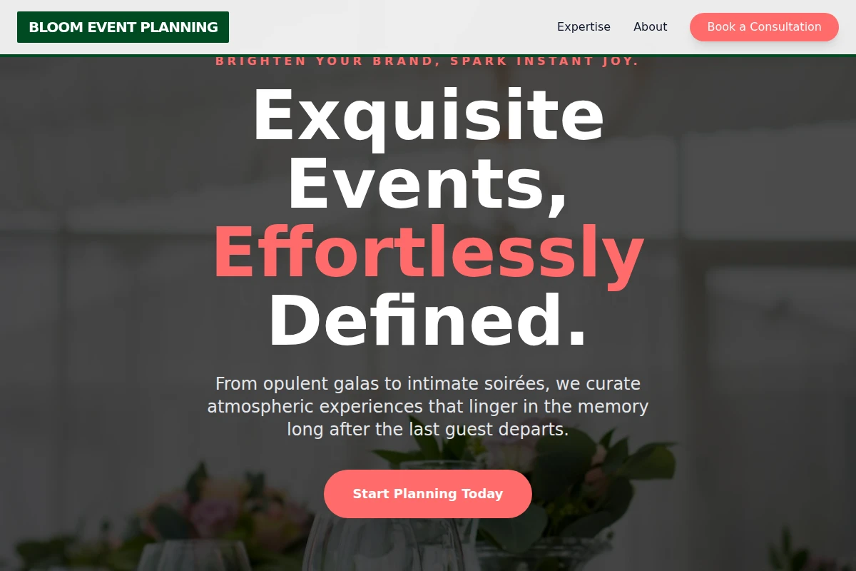 Bloom Event Planning