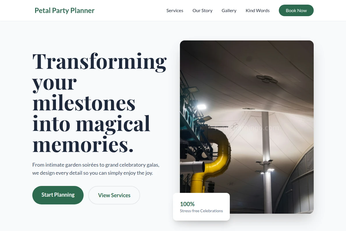 Petal Party Planner
