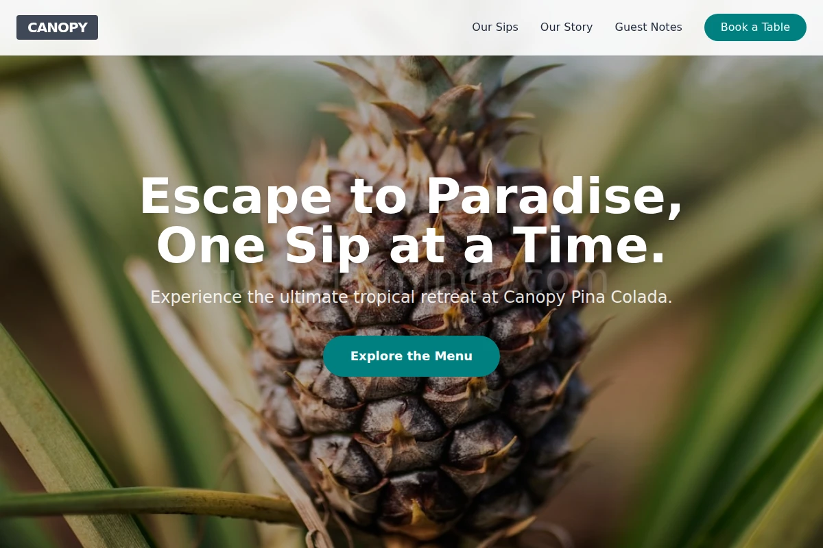 Canopy Pina Colada