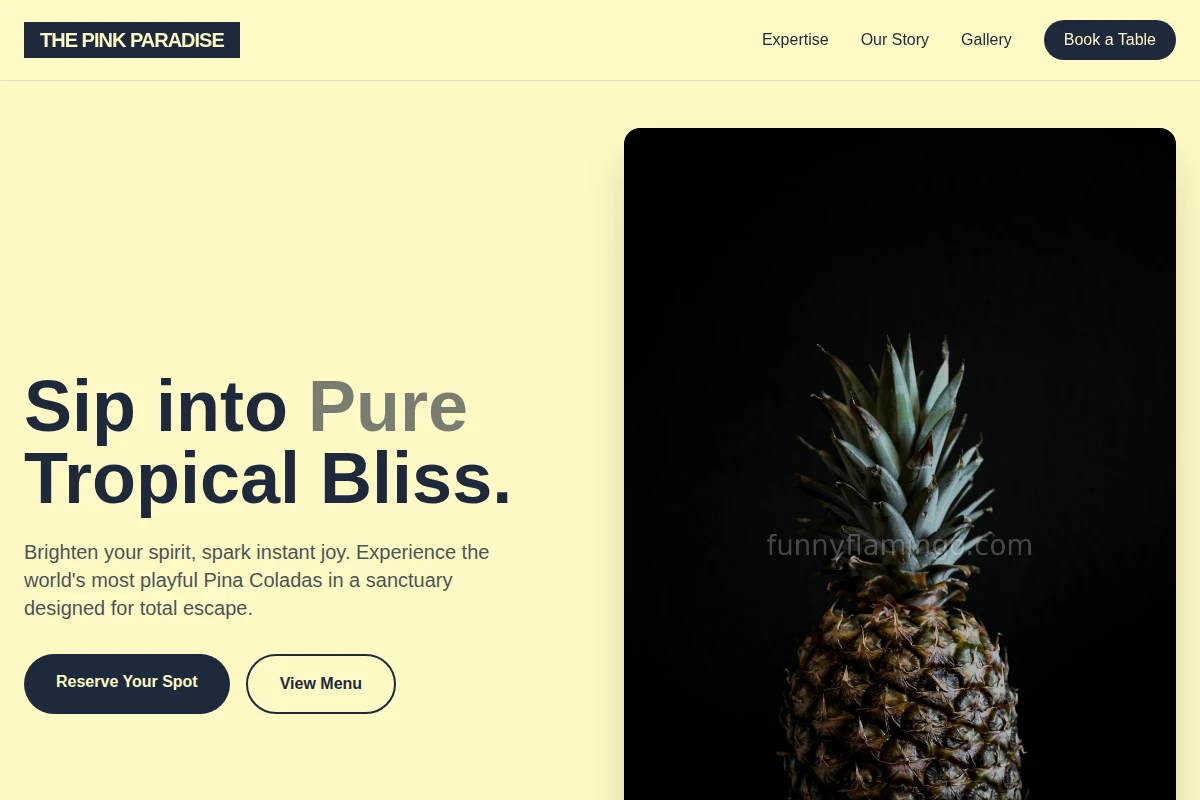 Playful Pina Colada