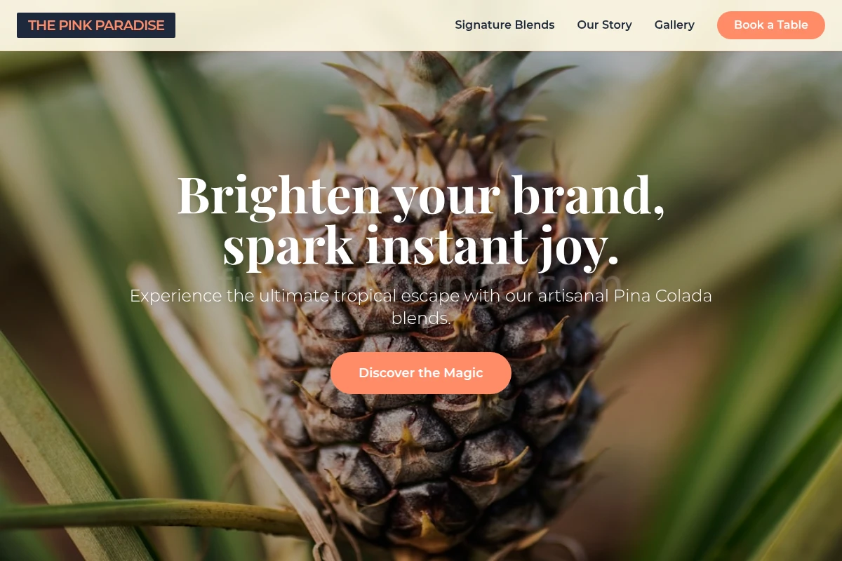 Playful Pina Colada