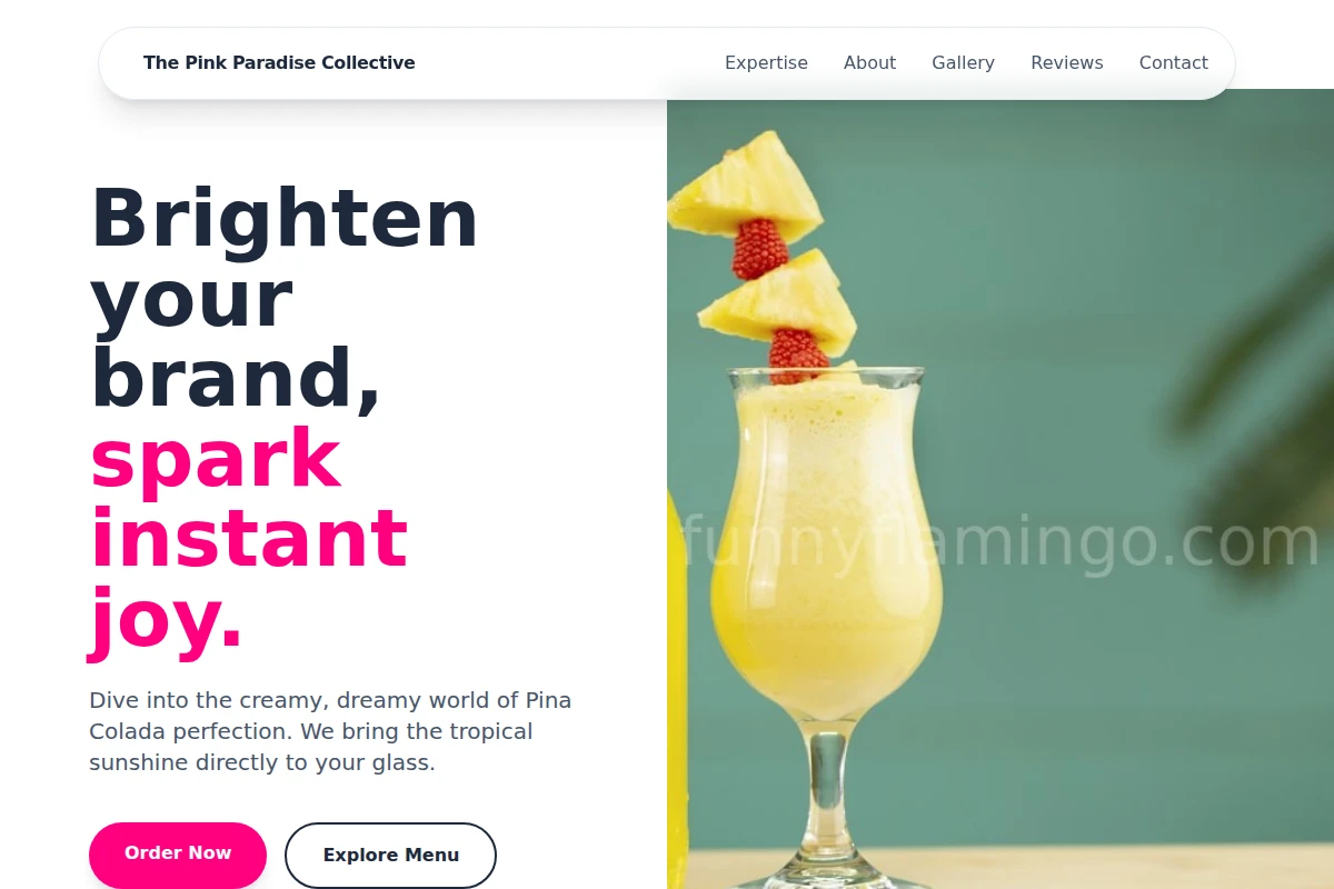 Playful Pina Colada