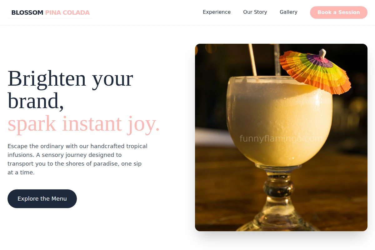 Blossom Pina Colada
