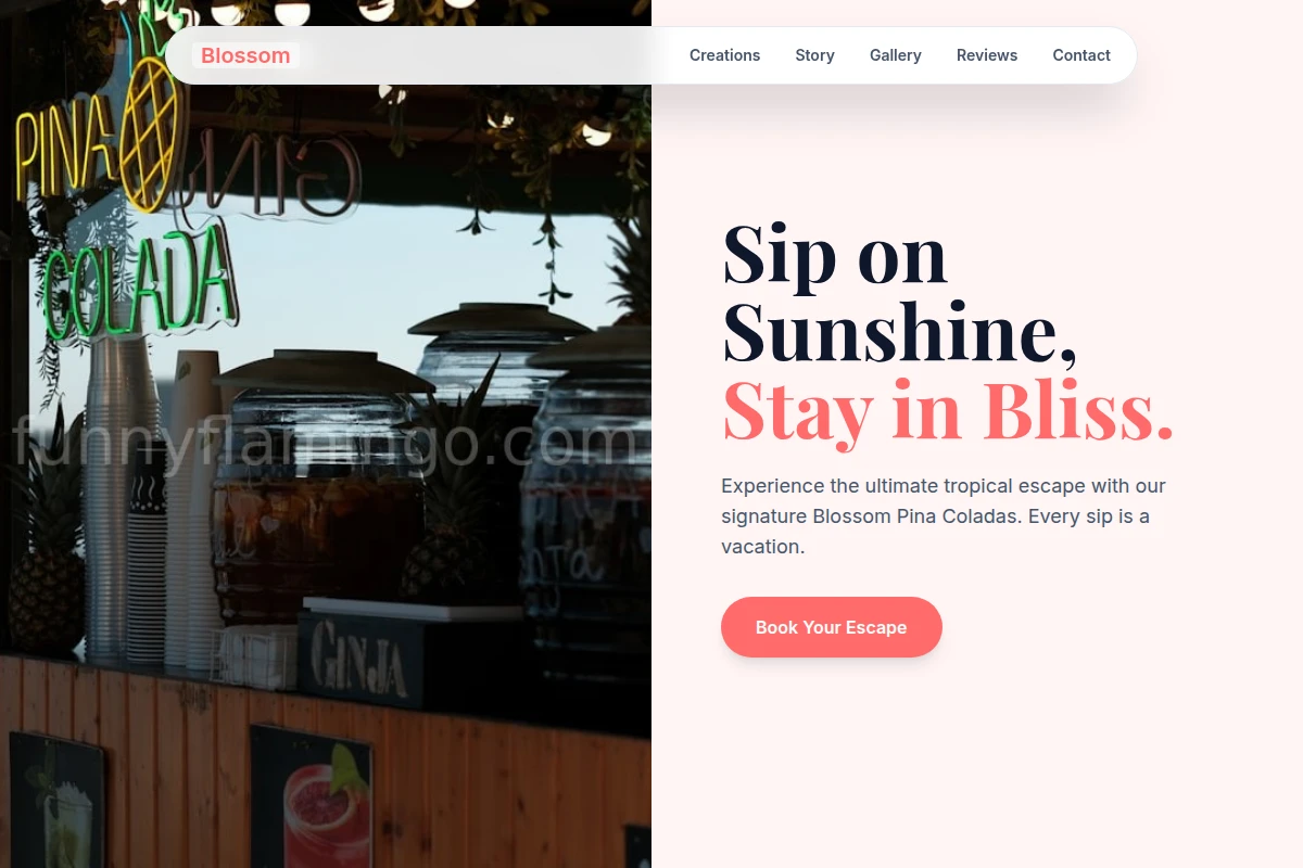 Blossom Pina Colada