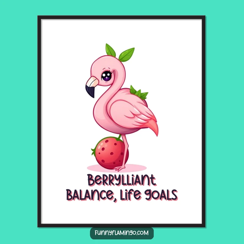 Funny Flamingo Wall Art: Free Printable Quirky Decor for a Splash of Personality!